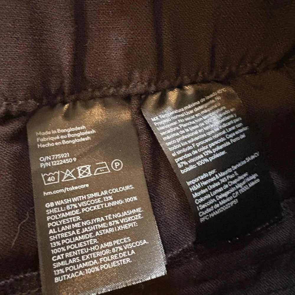 H&M Black High Waist Dress Capris - Picture 4 of 7